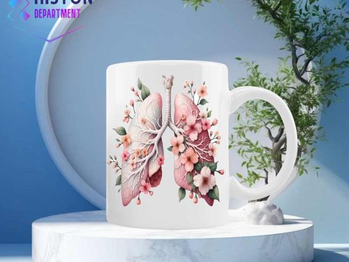 ماگ براق سرامیکی طرح ریه مدل 1