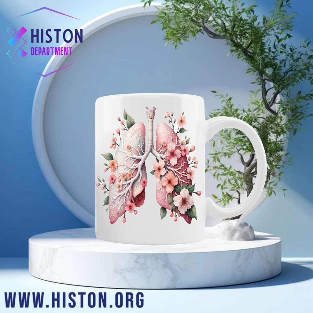 ماگ براق سرامیکی طرح ریه مدل 1