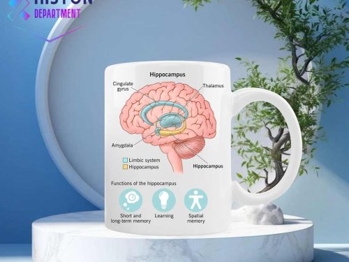 ماگ سرامیکی براق طرح مغز مدل 2